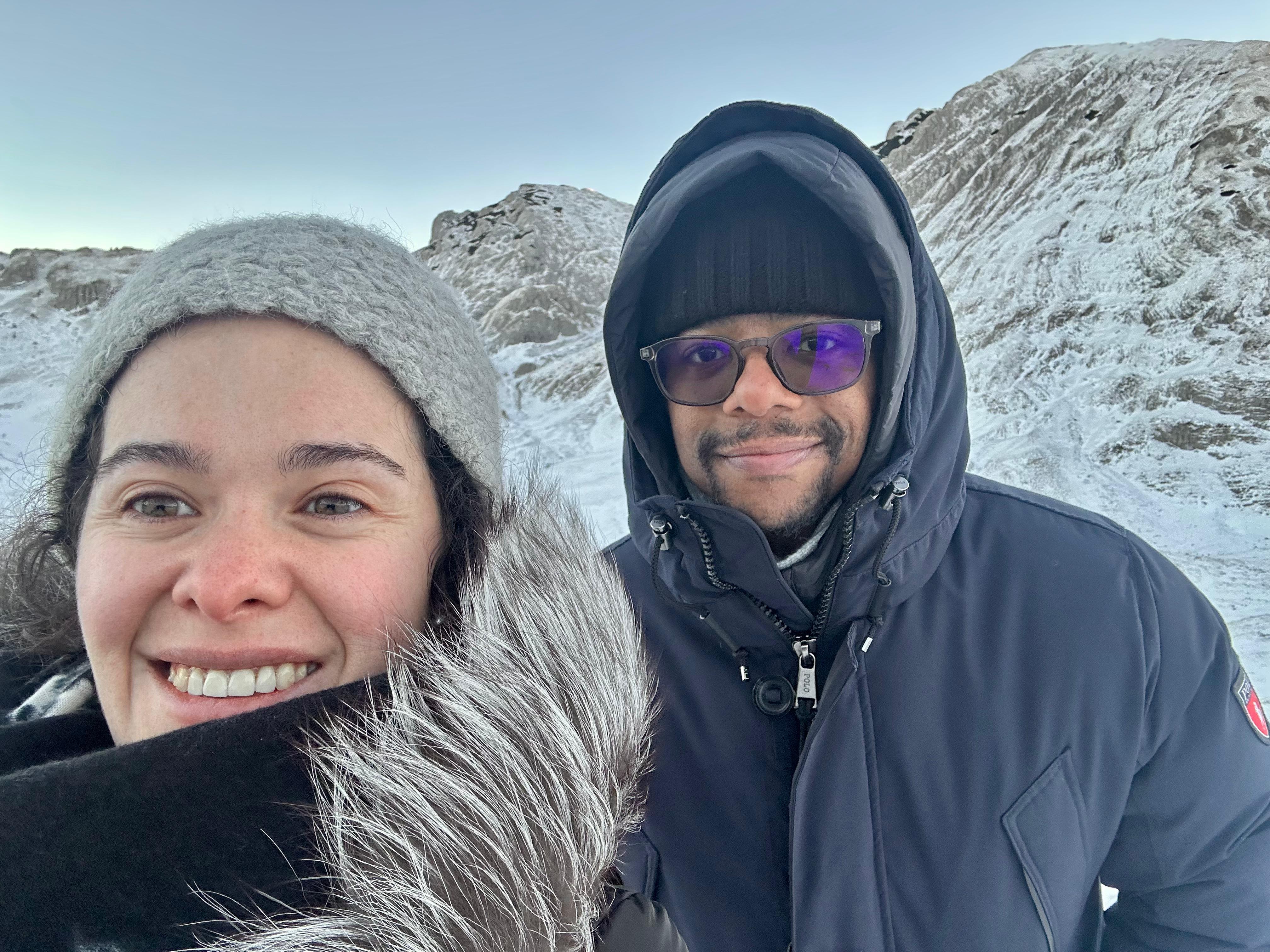 We spent a night lost in the mountain