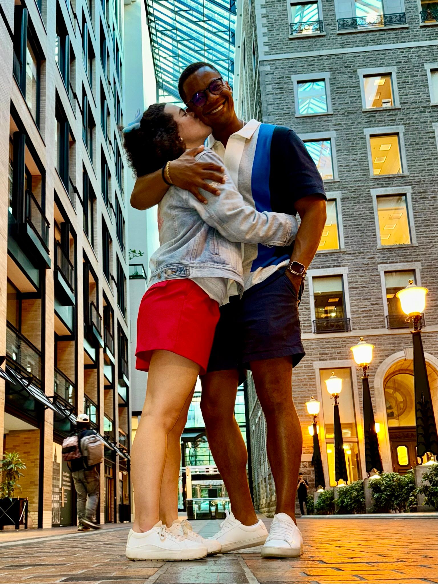 Meeting family in Montréal